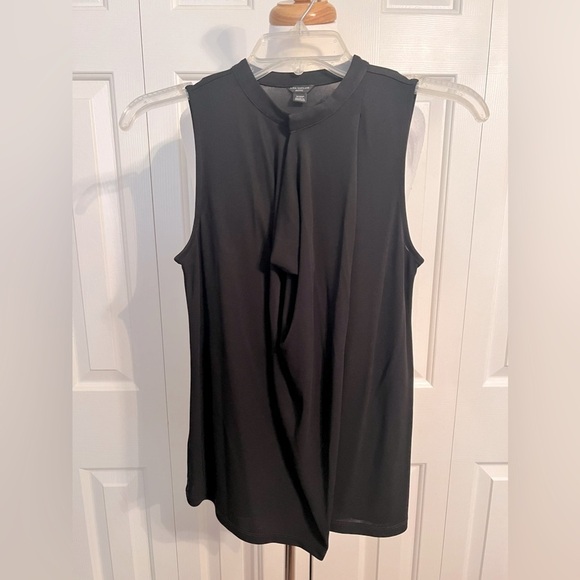 Ann Taylor XSP Black Sleeveless Cowl Neck Blouse - Picture 1 of 4